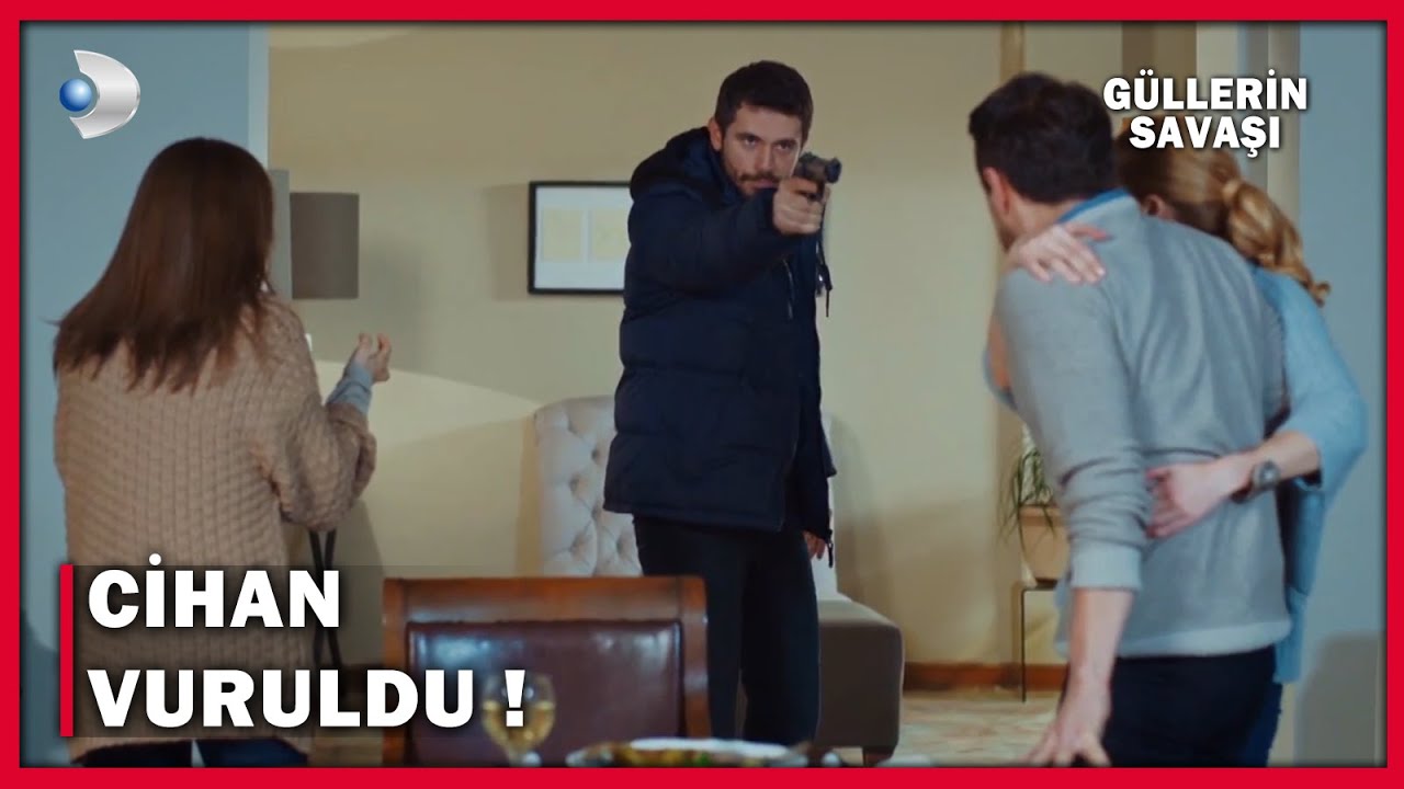 Mert, Gülru İçin Silahla Köşkü Bastı! - Güllerin Savaşı 28.Bölüm