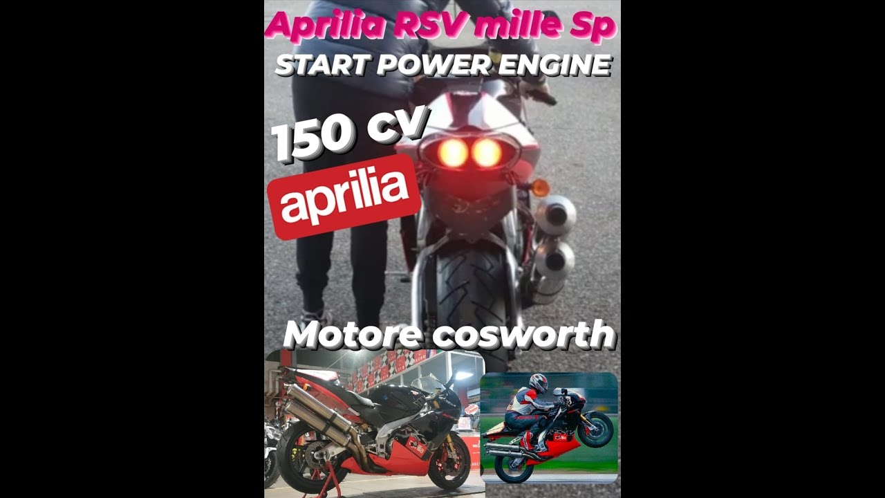 APRILIA RSV MILLE SP Start Power engine #aprilia#rsvmillesp