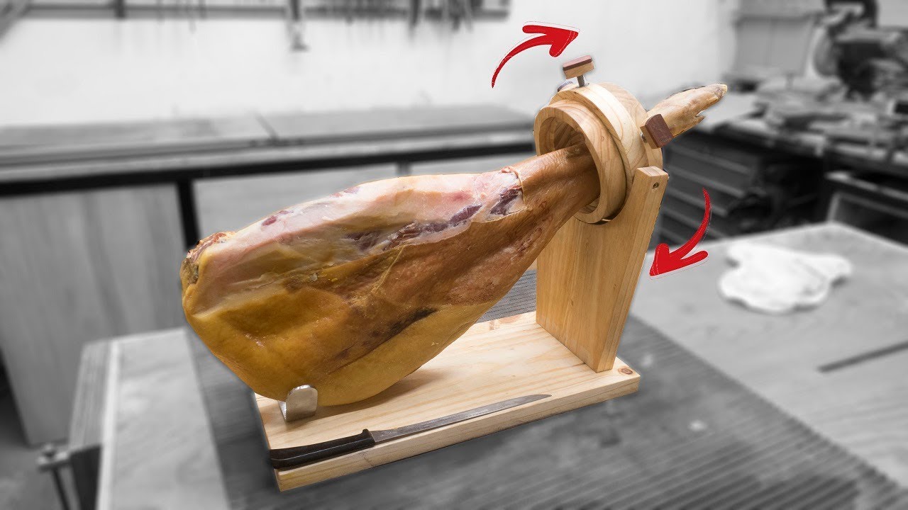CREO UN JAMONERO GIRATORIO UNICO EN EL MUNDO