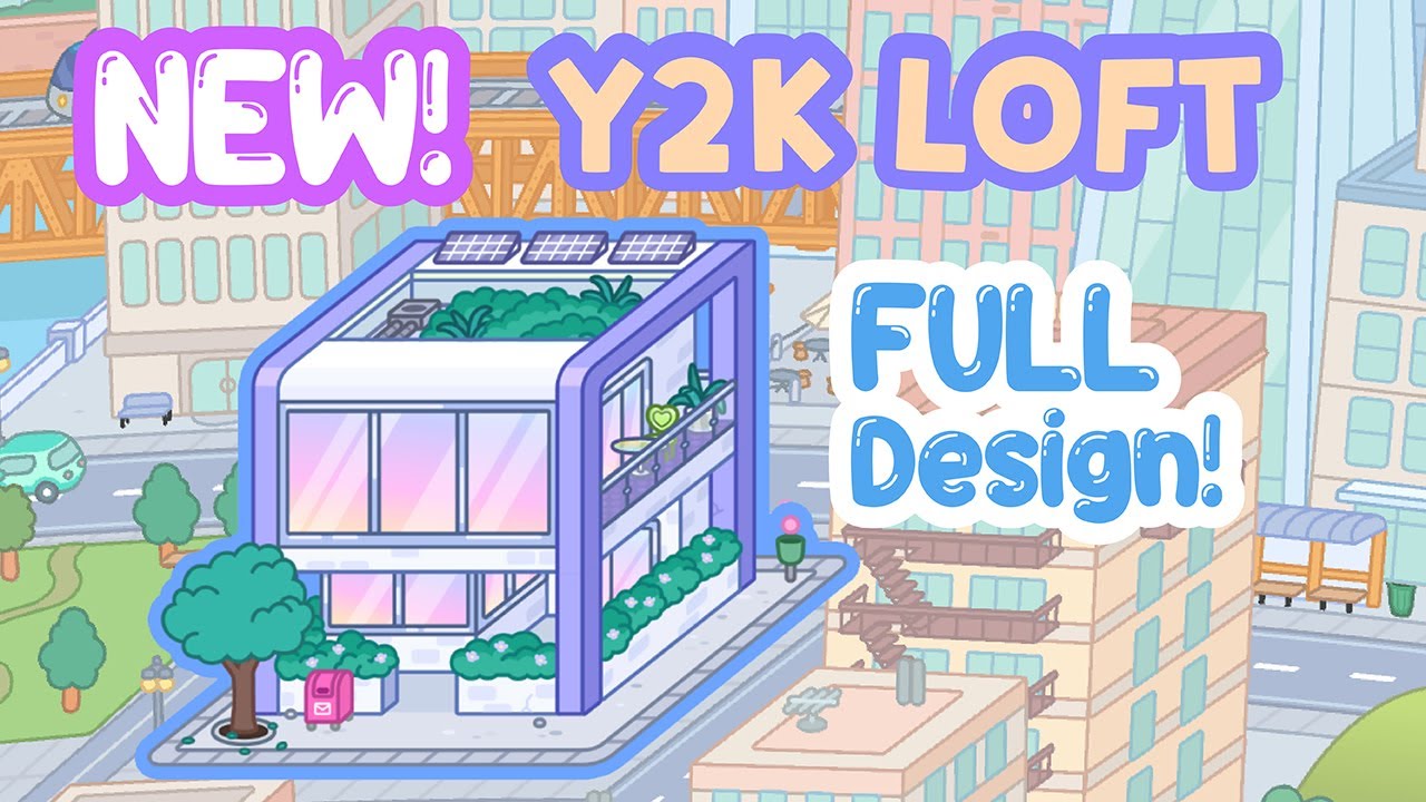NEW UPDATE Home Designer Y2K Loft Purple Family Home not FREE TOCA BOCA House Ideas Toca Life World