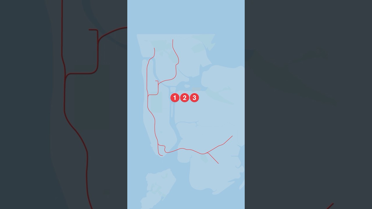 How the NYC subway lines work #map #explained #nyc #travel