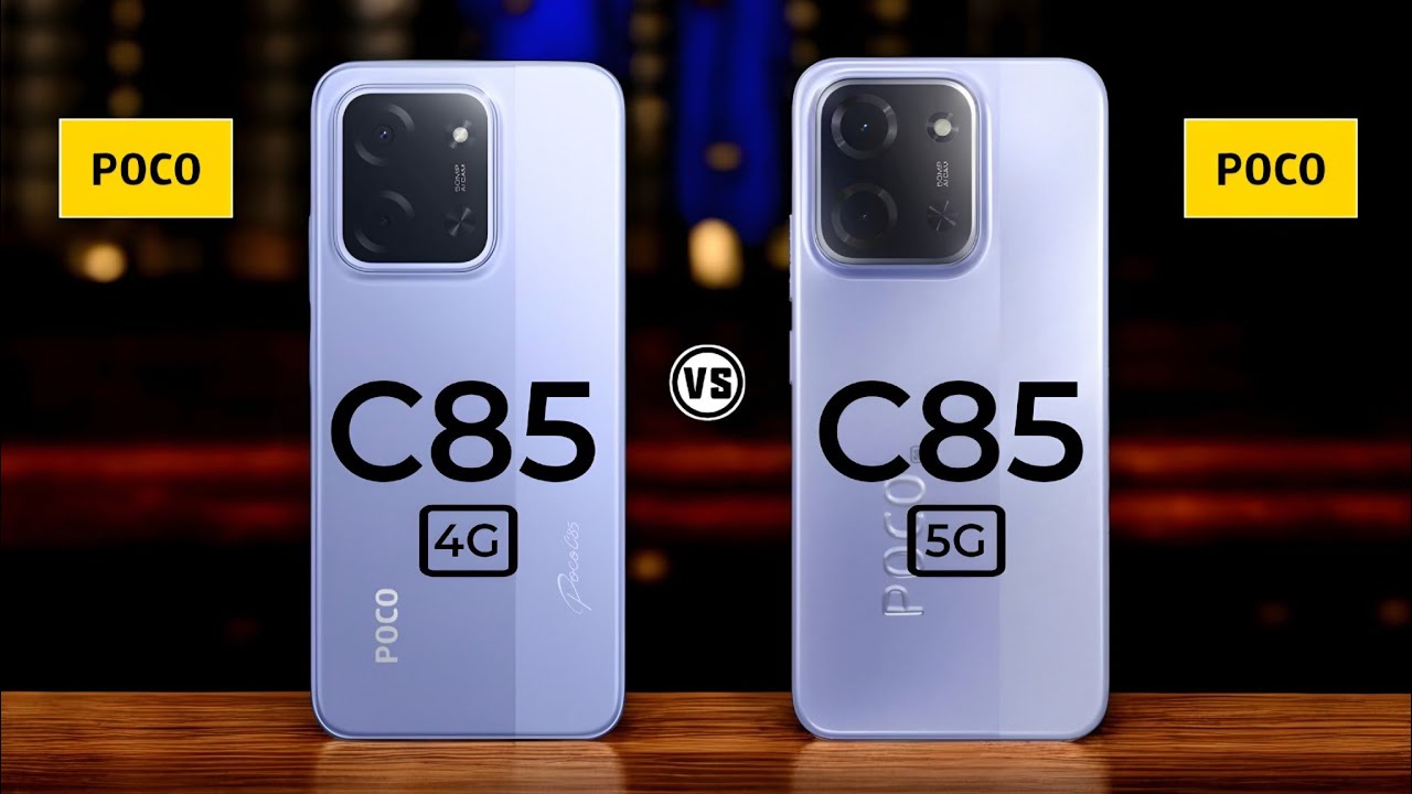Poco C85 4G Vs Poco C85 5G   #Trakontech 