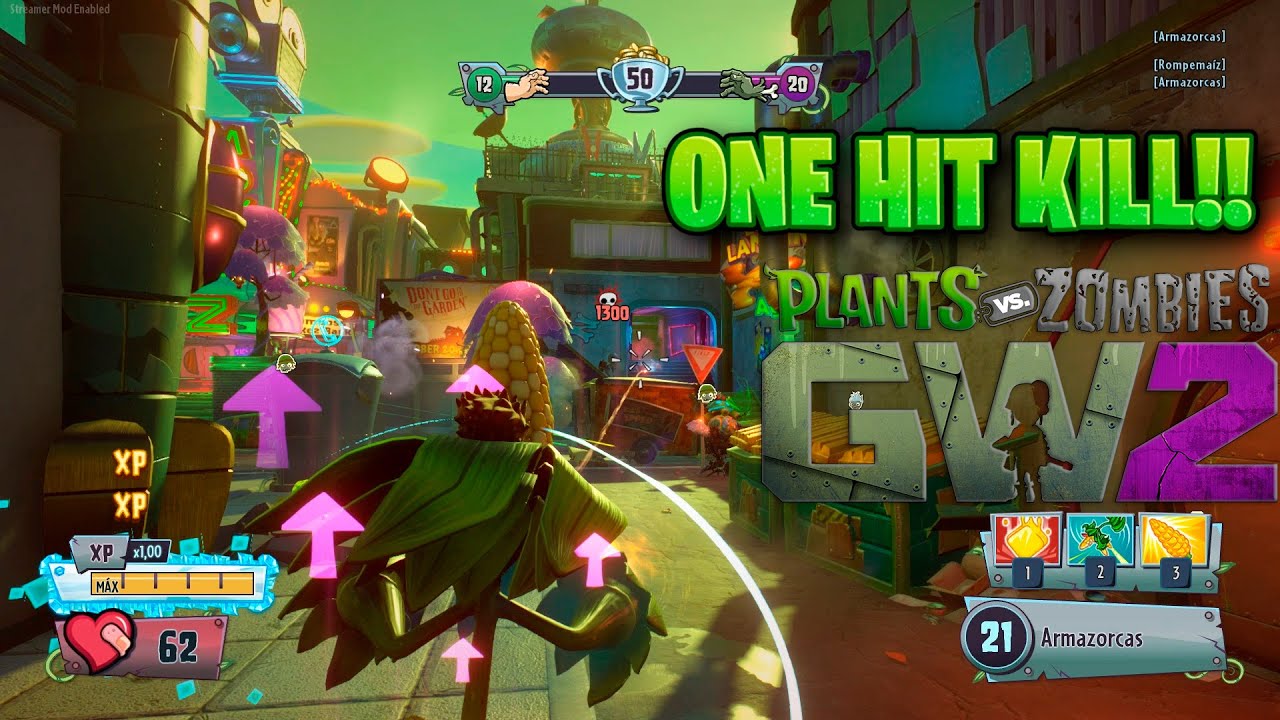 Cómo tener 1 Hit Kill en PVZ GW 2