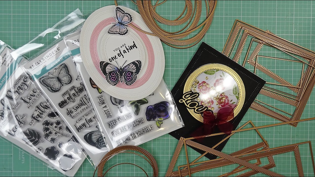 NEW! Spellbinders November Collections: Fluted Classics Dies & Cardmaker II Stamps Review Tutorial!