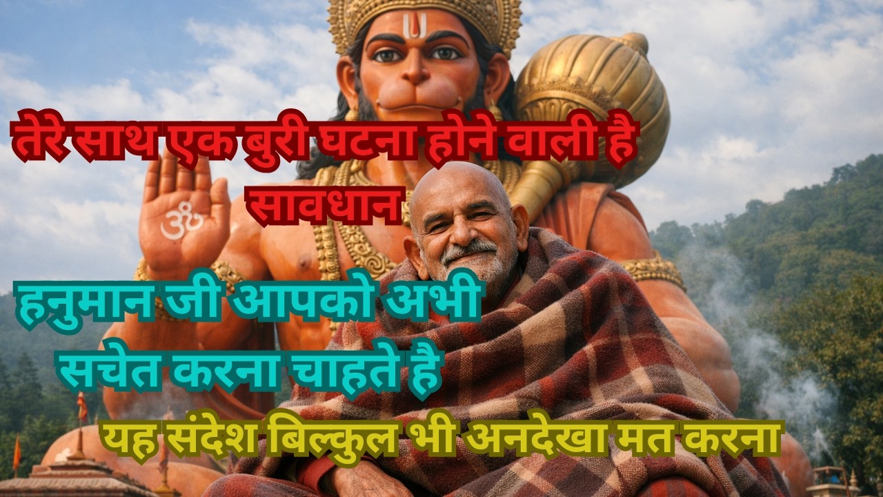 सावधान! तेरे साथ एक बुरी घटना होने वाली है/हनुमान जी का संदेश अभी सुनले वरना.../Neem Karoli Baba