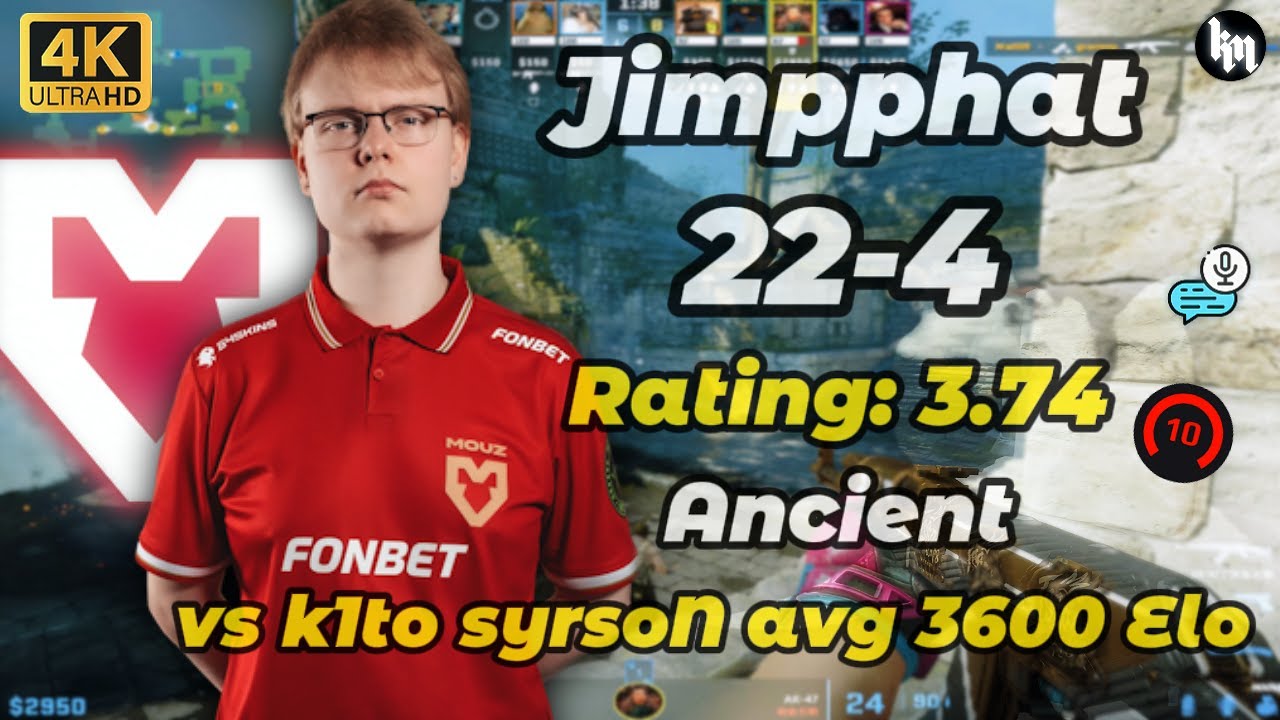 Jimpphat (22-4) FACEIT 3600 ELO matchup (ancient) | Jan 5, 2026 | CS2 POV/DEMO