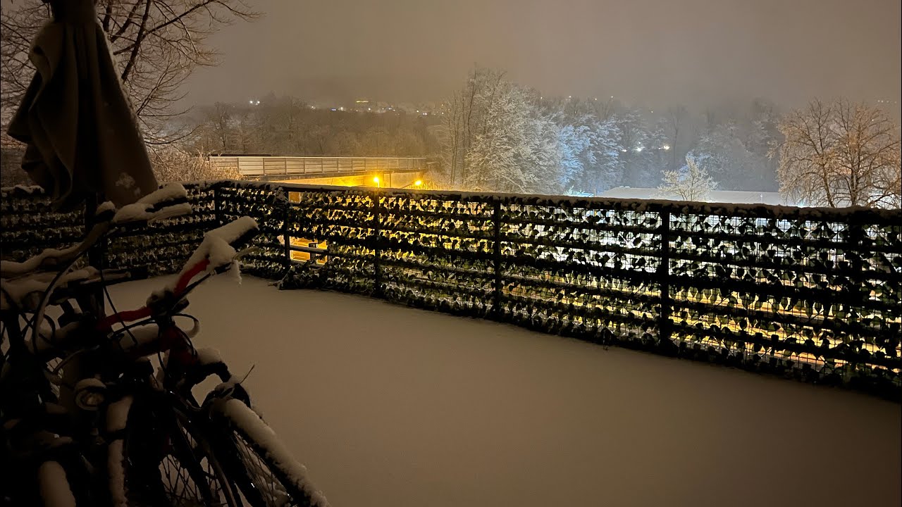 LIVE: SNOWFALL EVENING IN DEUTSCHLAND 🇩🇪 