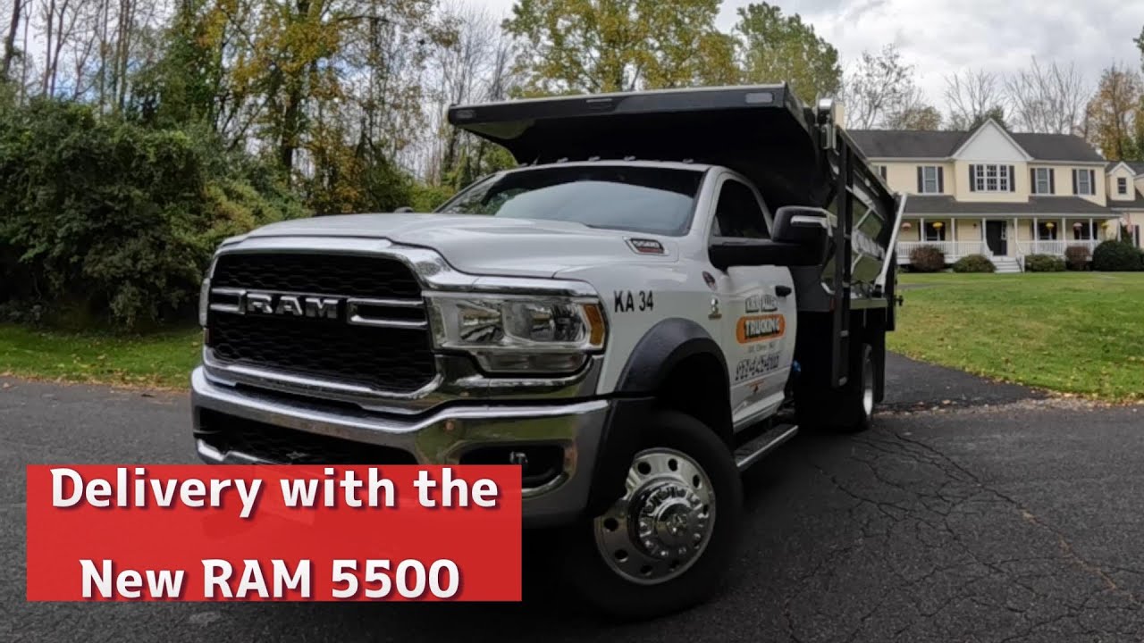 Delivery with The New Ram 5500 Dump Truck