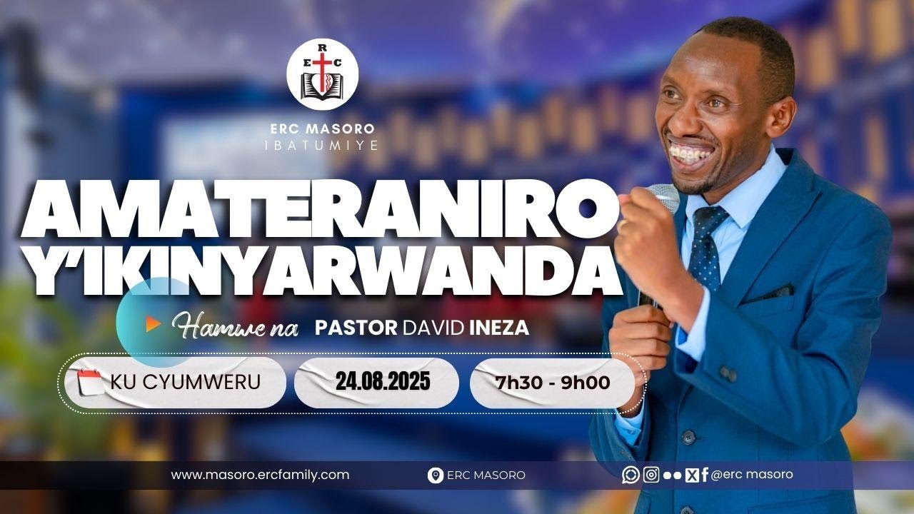 ITERANIRO RYA MBERE KUCYUMWERU 24/08/2025 HAMWE NA  PASTOR DAVID INEZA