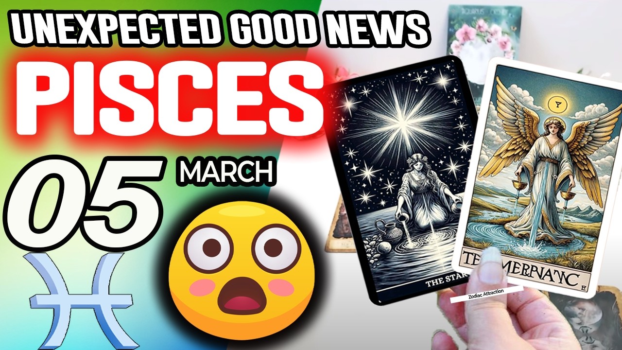 Pisces ♓😃UNEXPECTED GOOD NEWS😲 horoscope for today MARCH 5 2026 ♓ #pisces tarot MARCH