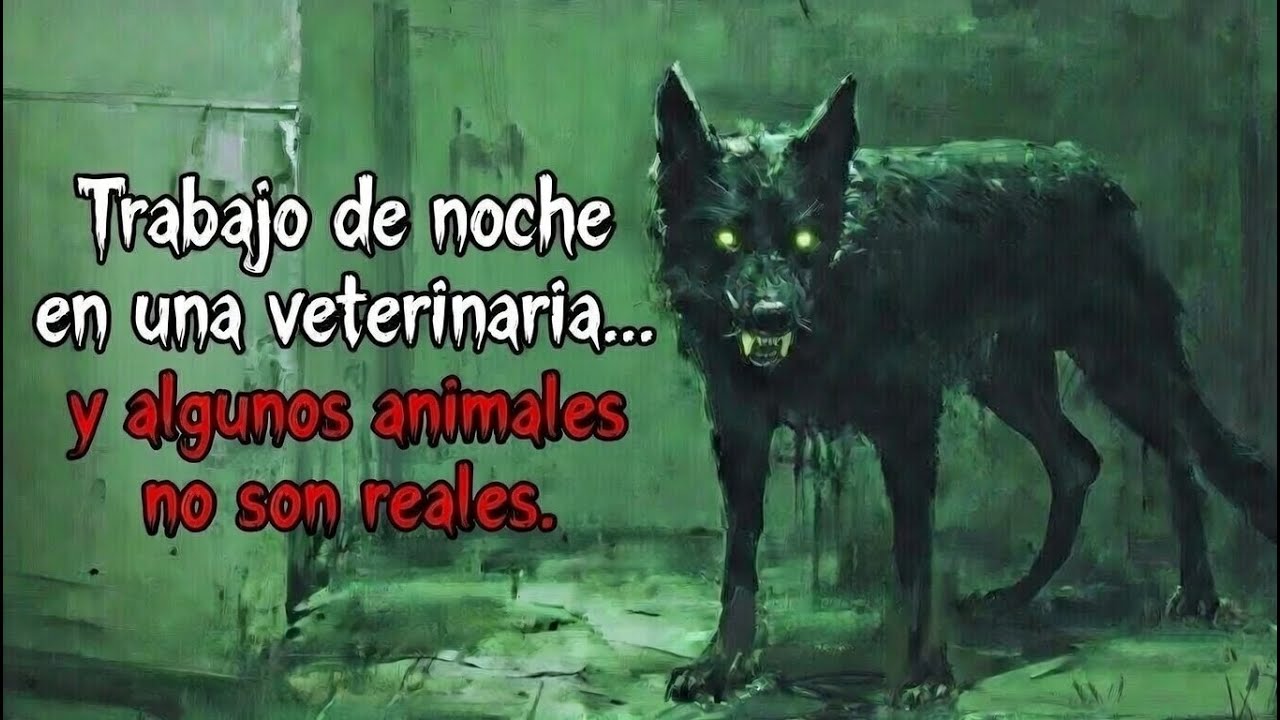 Trabajo de noche en una veterinaria… y algunos animales no son reales