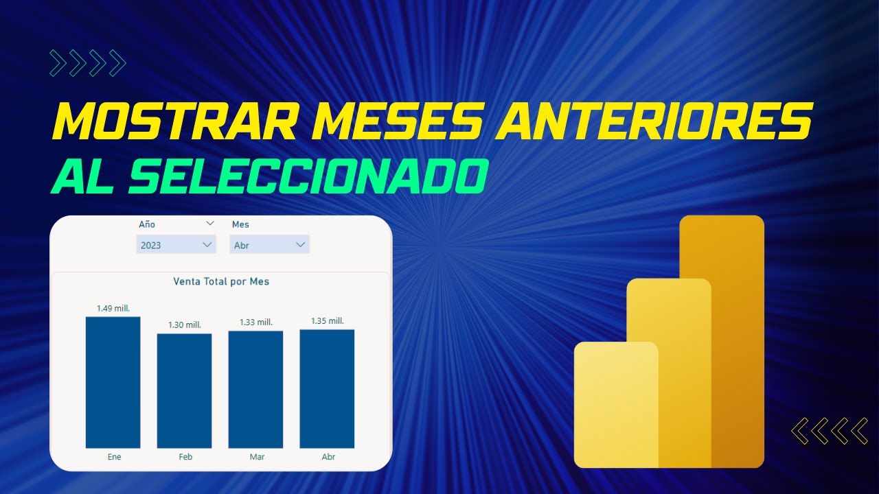 Mostrar meses anteriores al mes seleccionado - Funciones DAX en Power BI