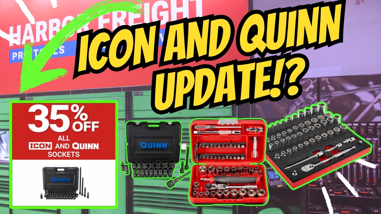 Harbor Freight Parking Lot Sale ICON and QUINN Update!??