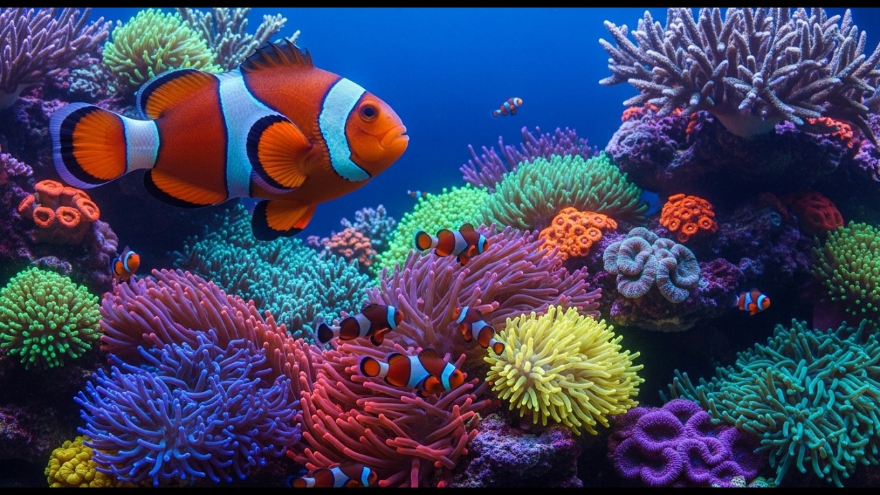 PEACEFUL BLUE SLEEP 🌊 Soft Piano Aquarium for Deep Rest