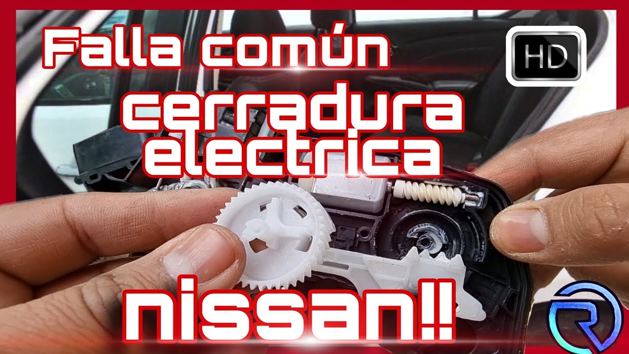 Como arreglar CHAPA,SEGURO/CERRADURA electrica BAJO COSTO!😉.  NISSAN VERSA,MARCH, XTRAIL Y MAS