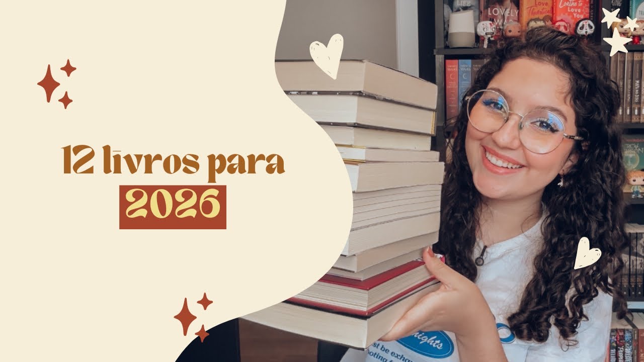 12 livros para ler em 2026 | TBR do ano 