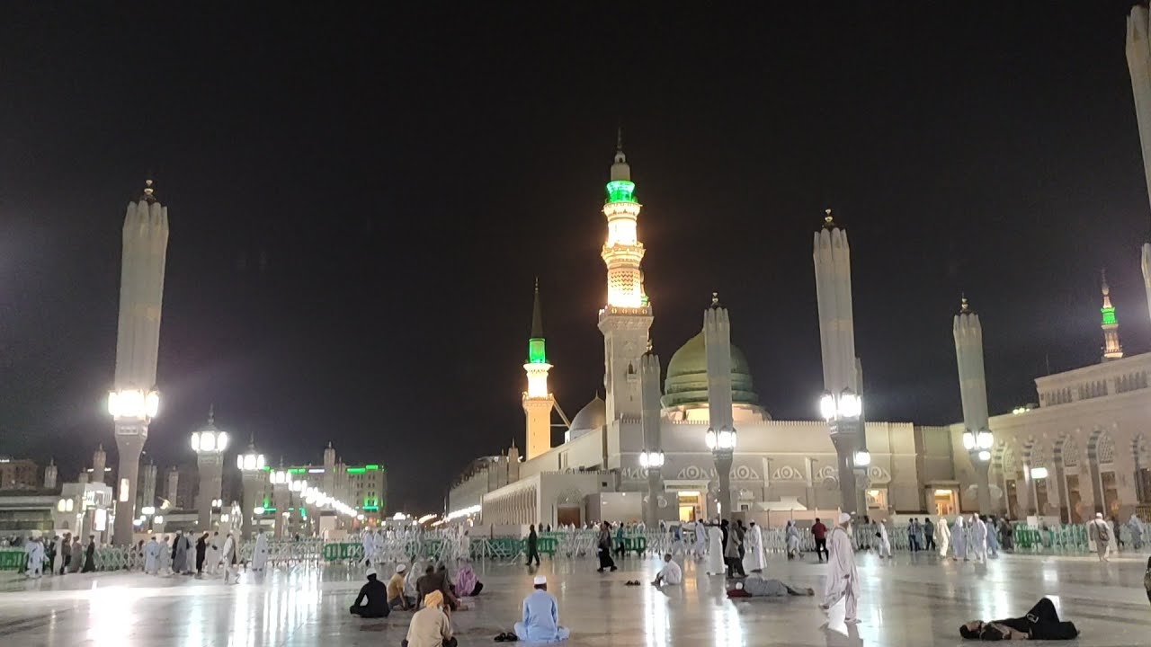 اذان عشاء مسجد نبوی مدینہ منورہ | Azan Isha Madina Munawara