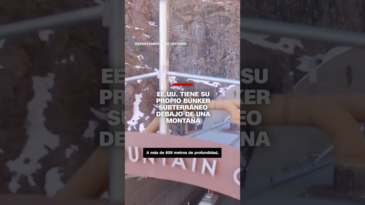 EE.UU. tiene su propio b&uacute;nker subterr&aacute;neo debajo de una monta&ntilde;a