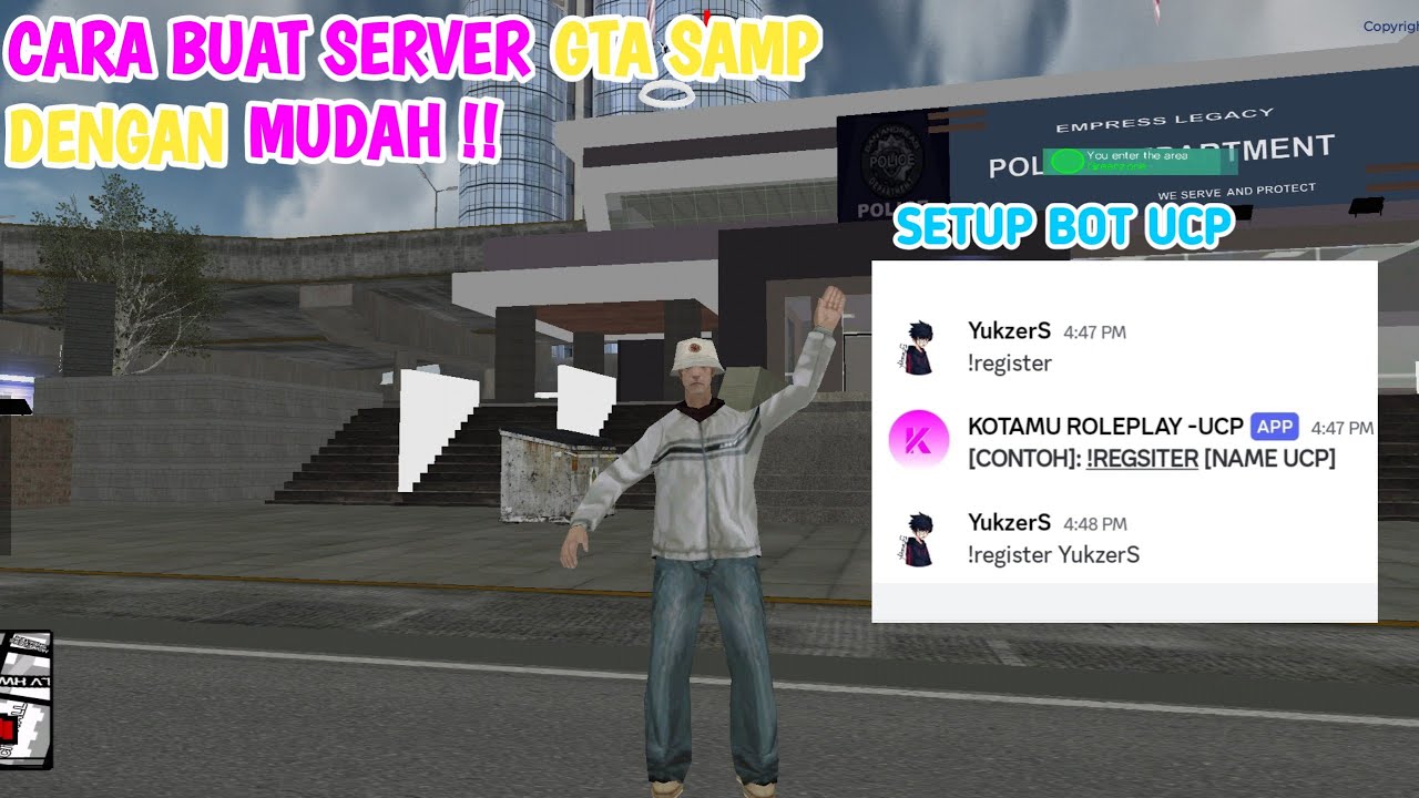 [ PART 3 ] CARA BUAT SERVER GTA SAMP !! DAN TUTORIAL SETUP BOT UCP !!  -  GTA SAMP ROLEPLAY