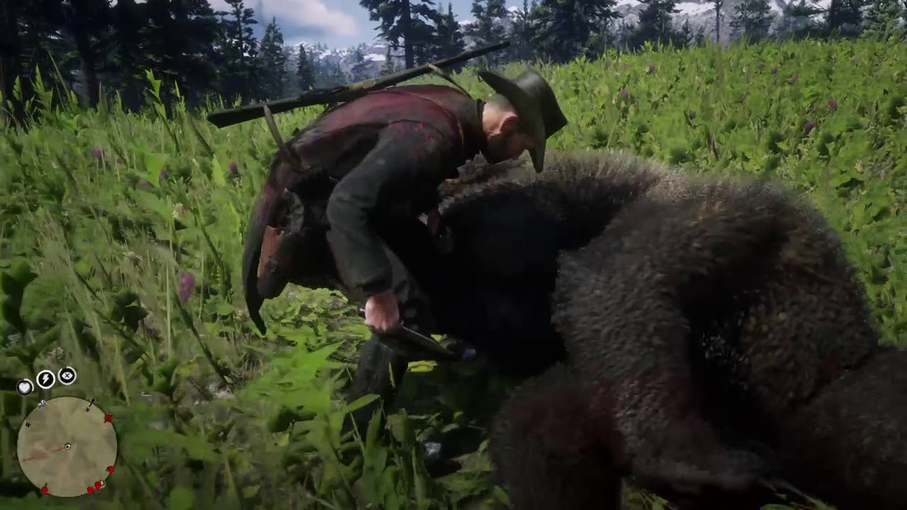 Red Dead Redemption 2 Attaque de Grizzly