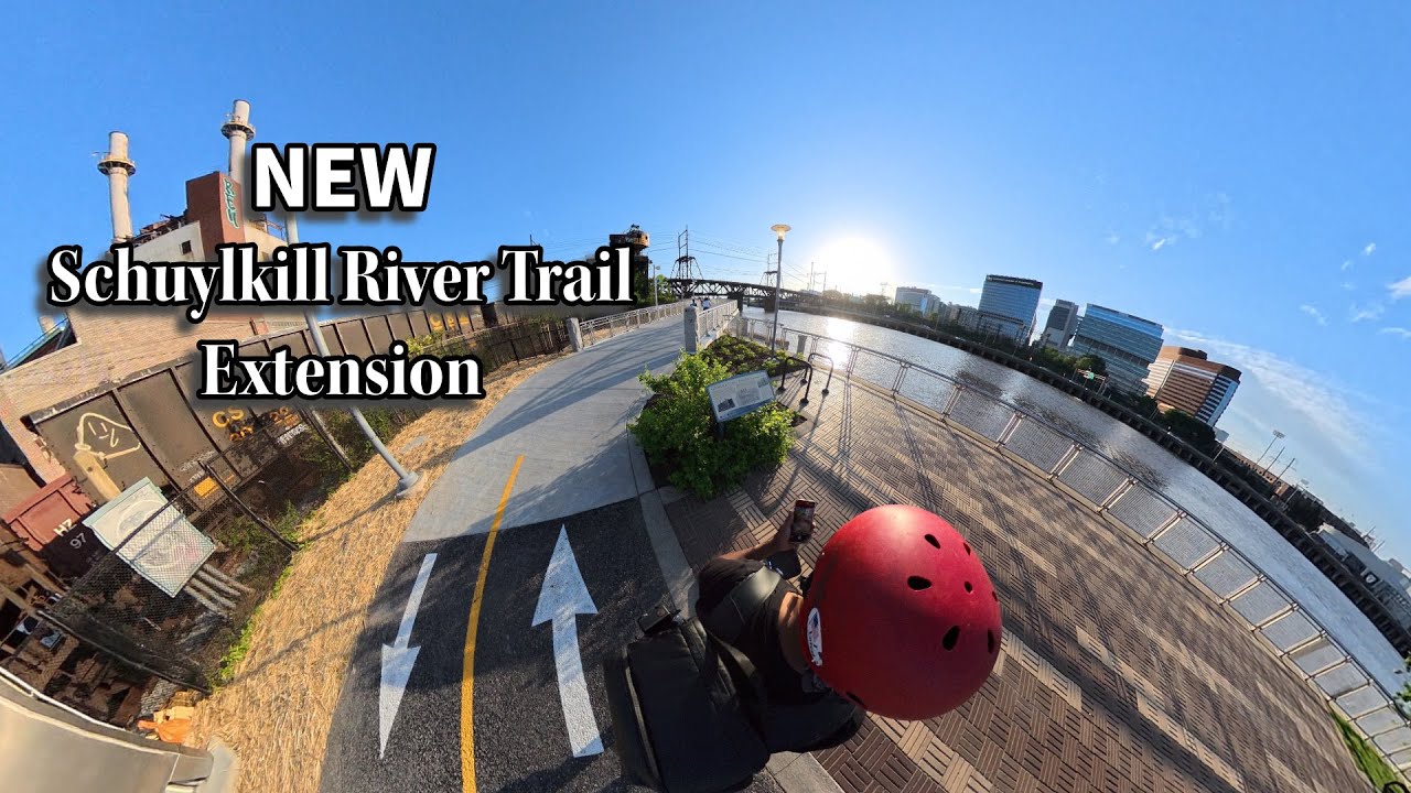 NEW Schuylkill River Trail Extension in Philadelphia 🚴‍♂️ | Full Walkthrough