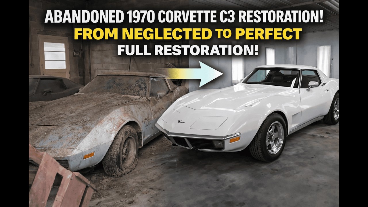 ASMR Car Restoration | Chevrolet Corvette C3 1970 Full Restoration From Rust to Perfection