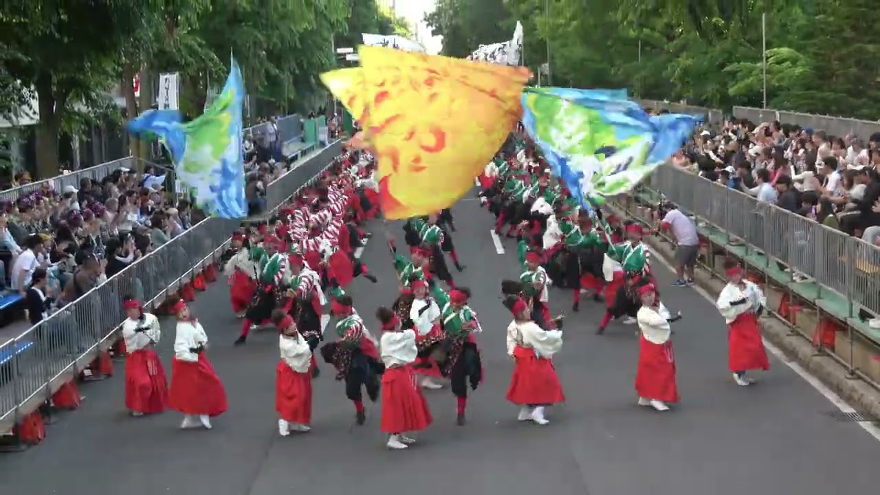 YOSAKOIソーラン祭り2025【CHIよREN北天魁】カーニバルパレード