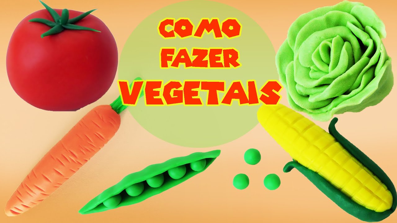 🔴ESPECIAL LEGUMES E VEGETAIS MINIATURA - Compilado Biscuit , clay, plastilina  Pasta Americana DIY