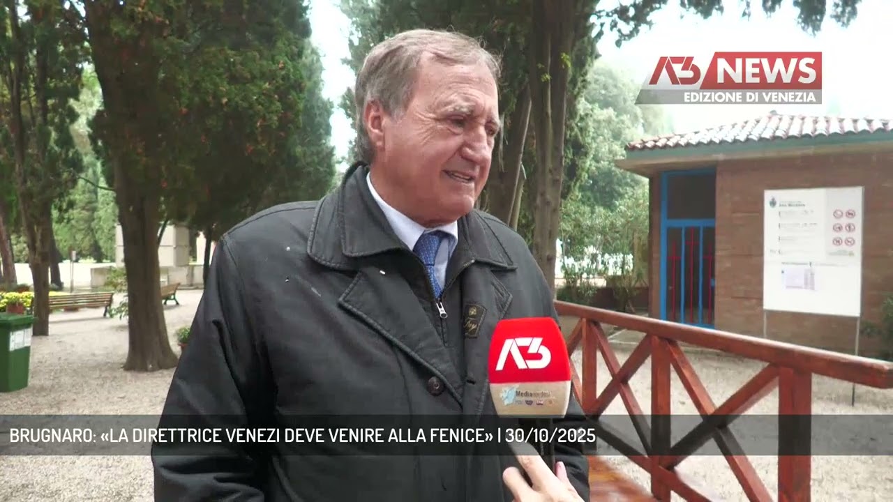 BRUGNARO: «LA DIRETTRICE VENEZI DEVE VENIRE ALLA FENICE» | 30/10/2025