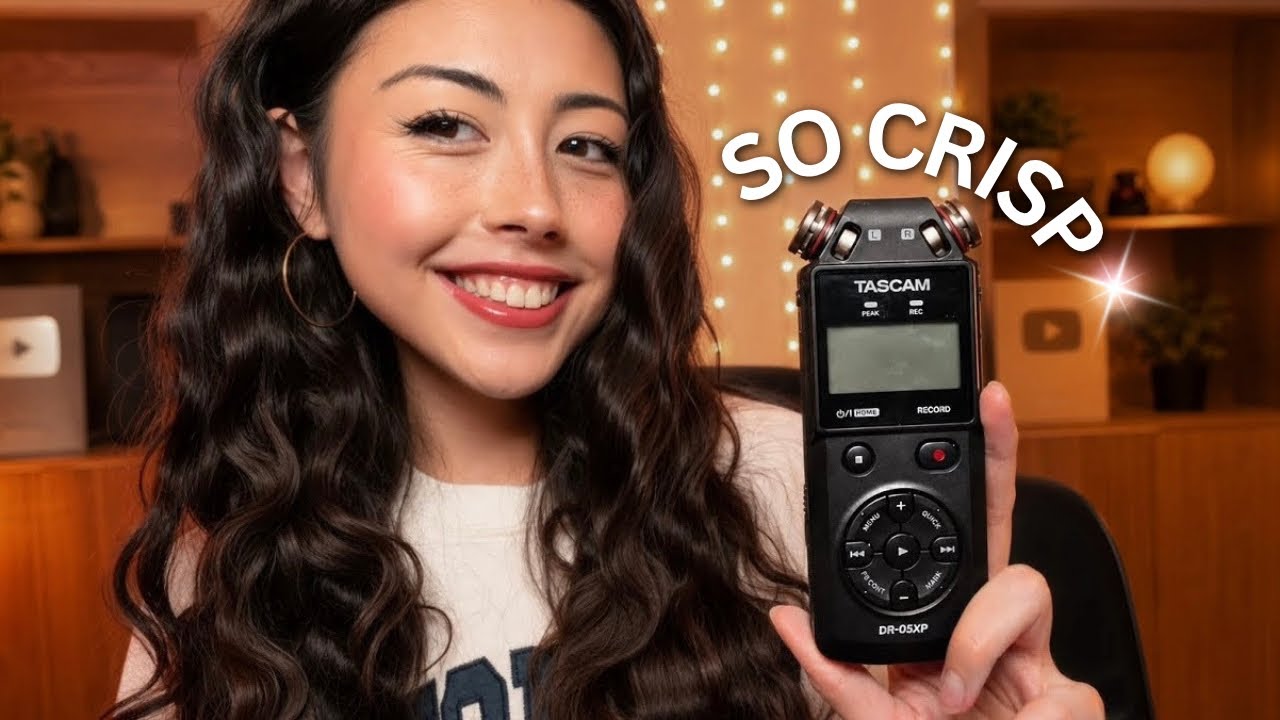 ASMR Tascam Mouth Sounds (Wet, Dry & Mic Biting) That Melt Your Brain 🤍