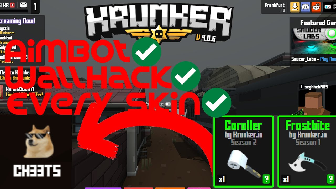 ✔️Free Krunker.io Cheats / Hacks| Working V6.0.3 and later✔️
