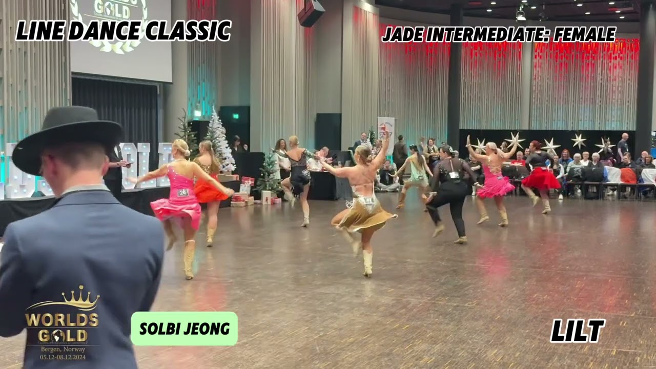 WORLDS GOLD 2024 | Line Dance Classic | Jade Intermediate: Female | Lilt #gold_linedance #정솔비