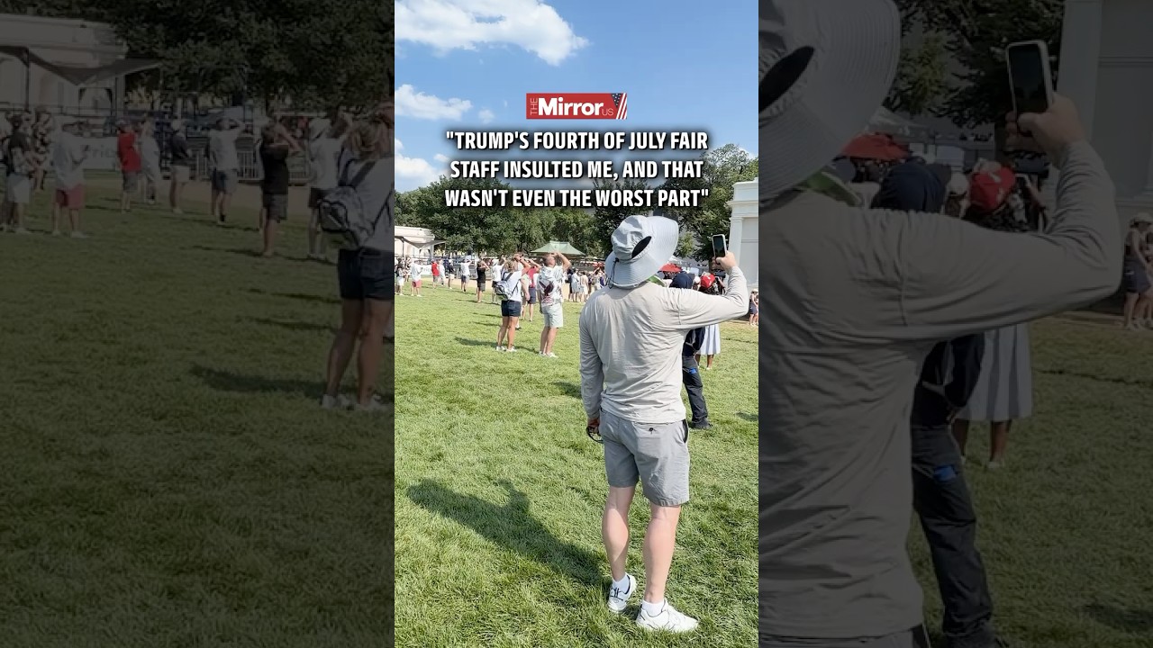 Fair staff called me a 'wimp' at Trump's July 4th party