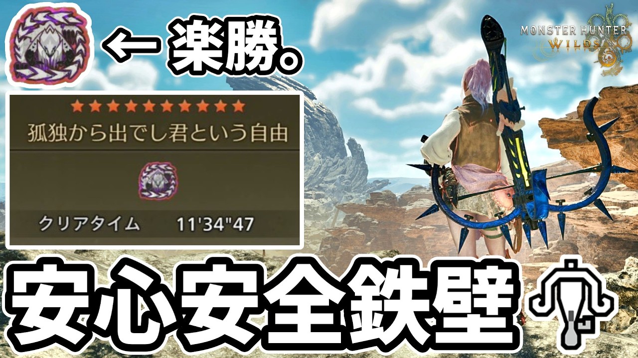 回復不要でマジで楽勝。対歴戦王アルシュベルド用宣戦呼応ライト【MHWilds】【モンハンワイルズ】