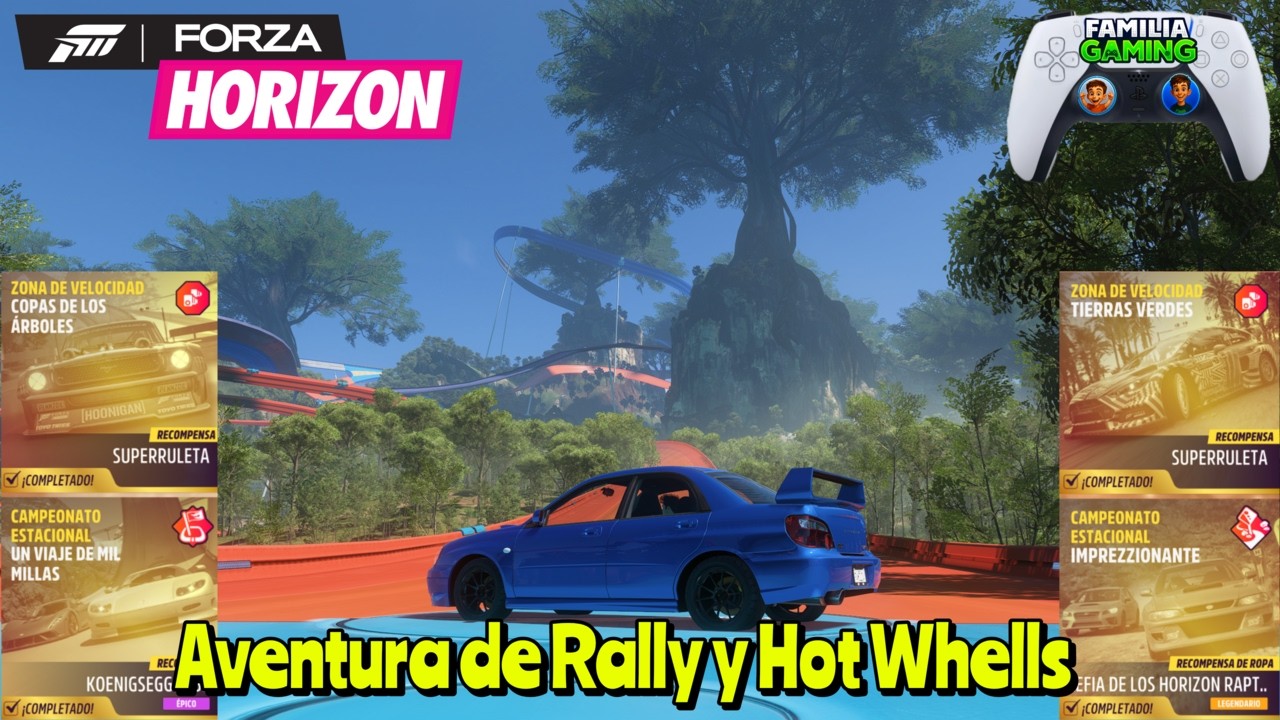 FH5 🌋 Aventura de rally y Hot Wheel 🎯 lista de temporada , playlist forza horizon 6