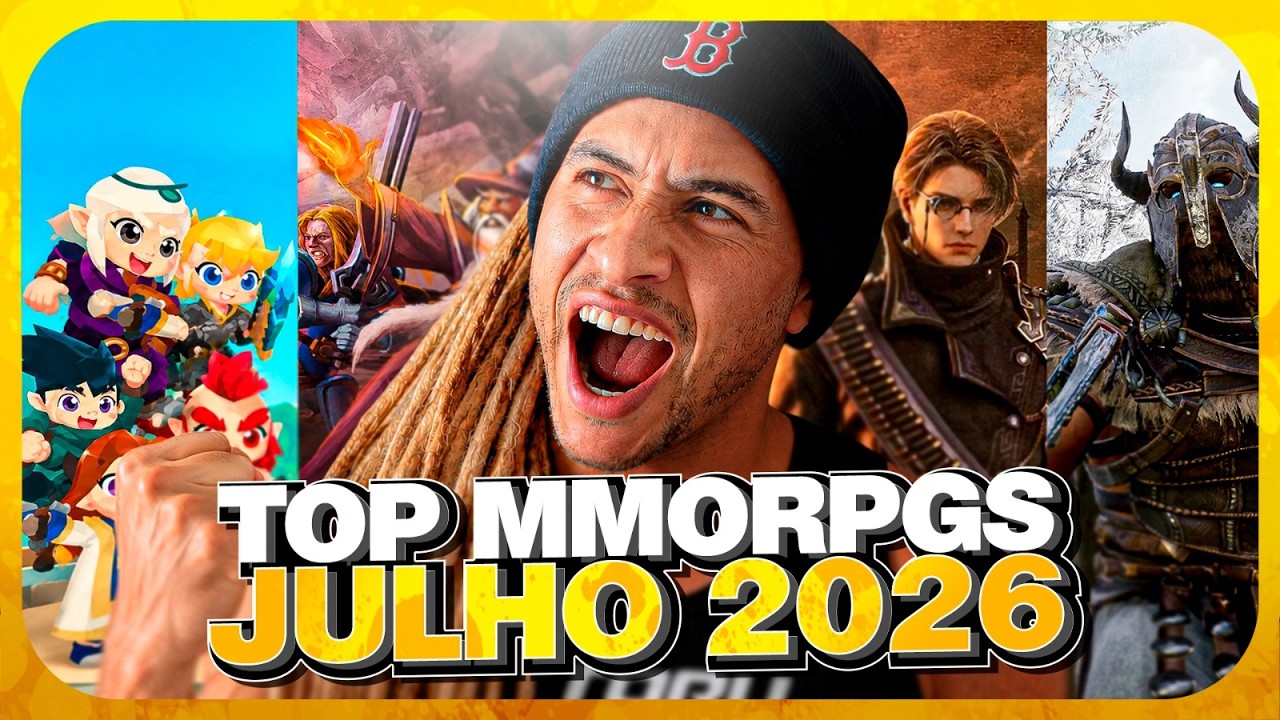 TOP MMORPGS 2026 - PELA QUANTIDADE DE PLAYERS ONLINE - JULHO 2026