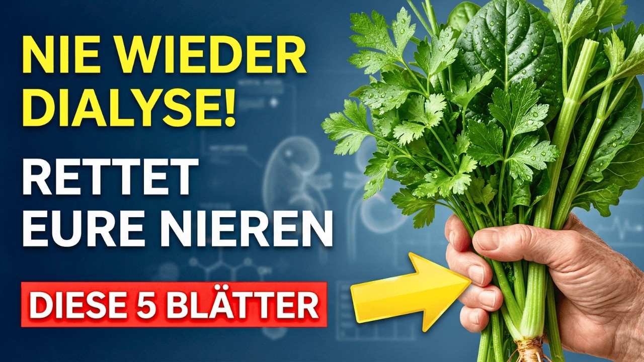 NEPHROLOGE WARNT: Nieren verlieren 75% – Sie spüren nichts | 5 Blätter retten sie
