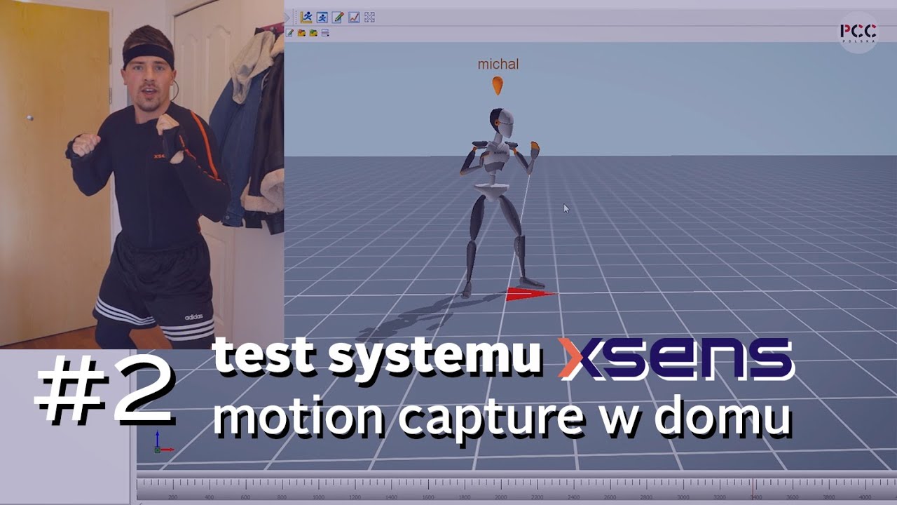 Xsens - domowy test systemu motion capture