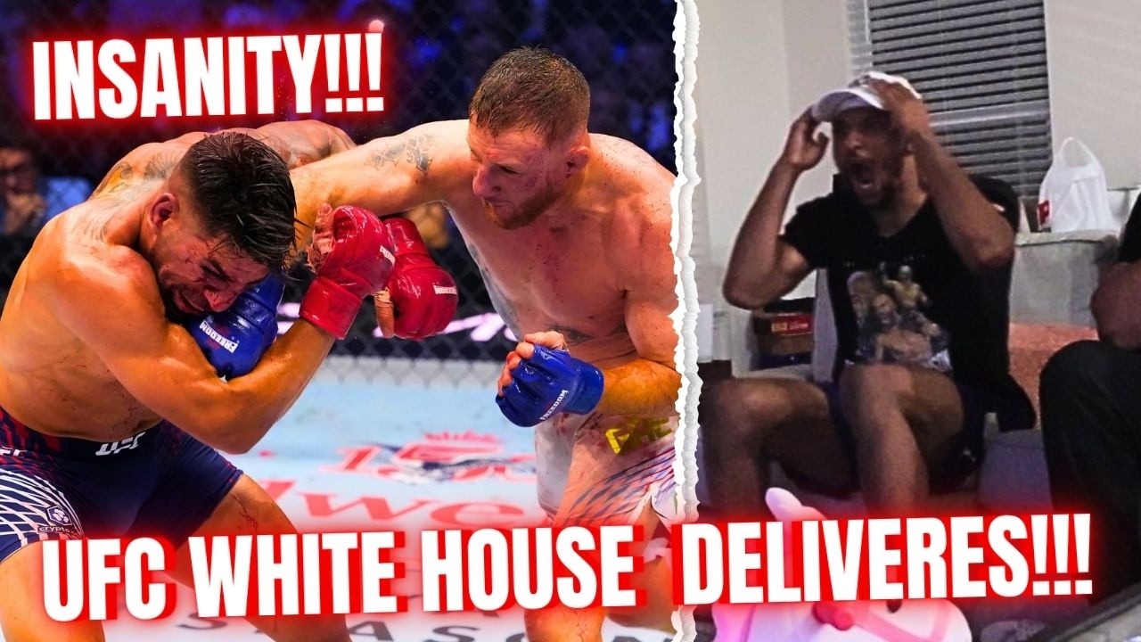 БЕЗУМИЕ!! UFC В БЕЛОМ ДОМЕ: РЕАКЦИЯ: Джастин Гейджи СТАВИТ НА МЕСТО Илию Топурию!! Ган ОТПРАВЛЯЕТ...