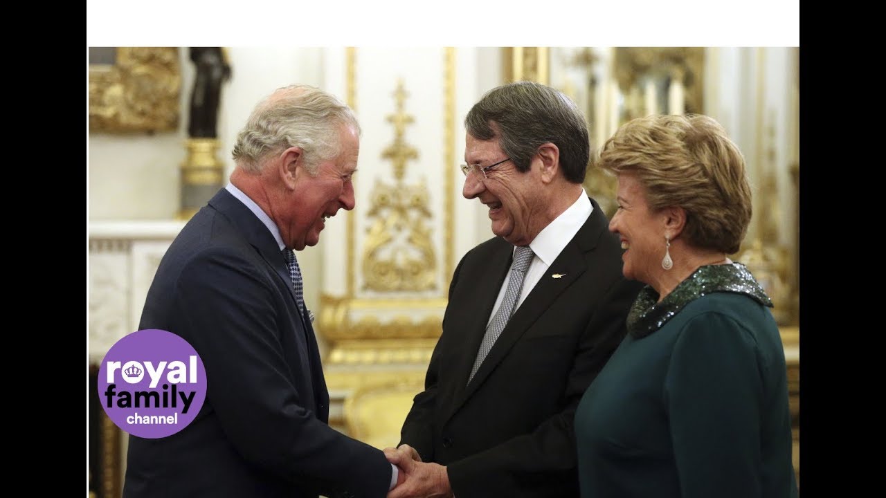 Prince Charles welcomes President of Cyprus to Buckingham Palace