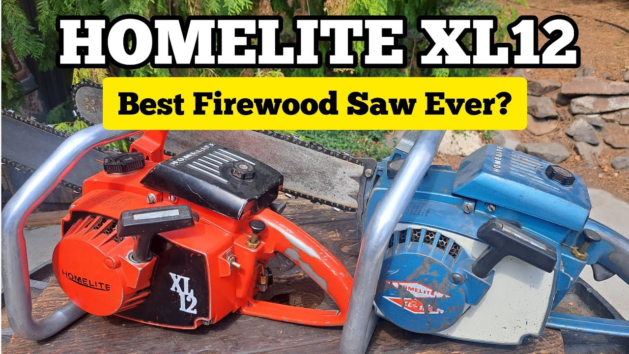 Homelite XL12 - Best Firewood Chainsaw Ever? (Let's find out)🤔