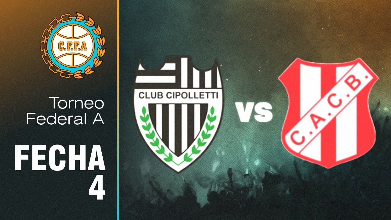 CIPOLLETTI (R&iacute;o Negro) vs COSTA BRAVA (La Pampa) - Fecha 4 | FEDERAL A