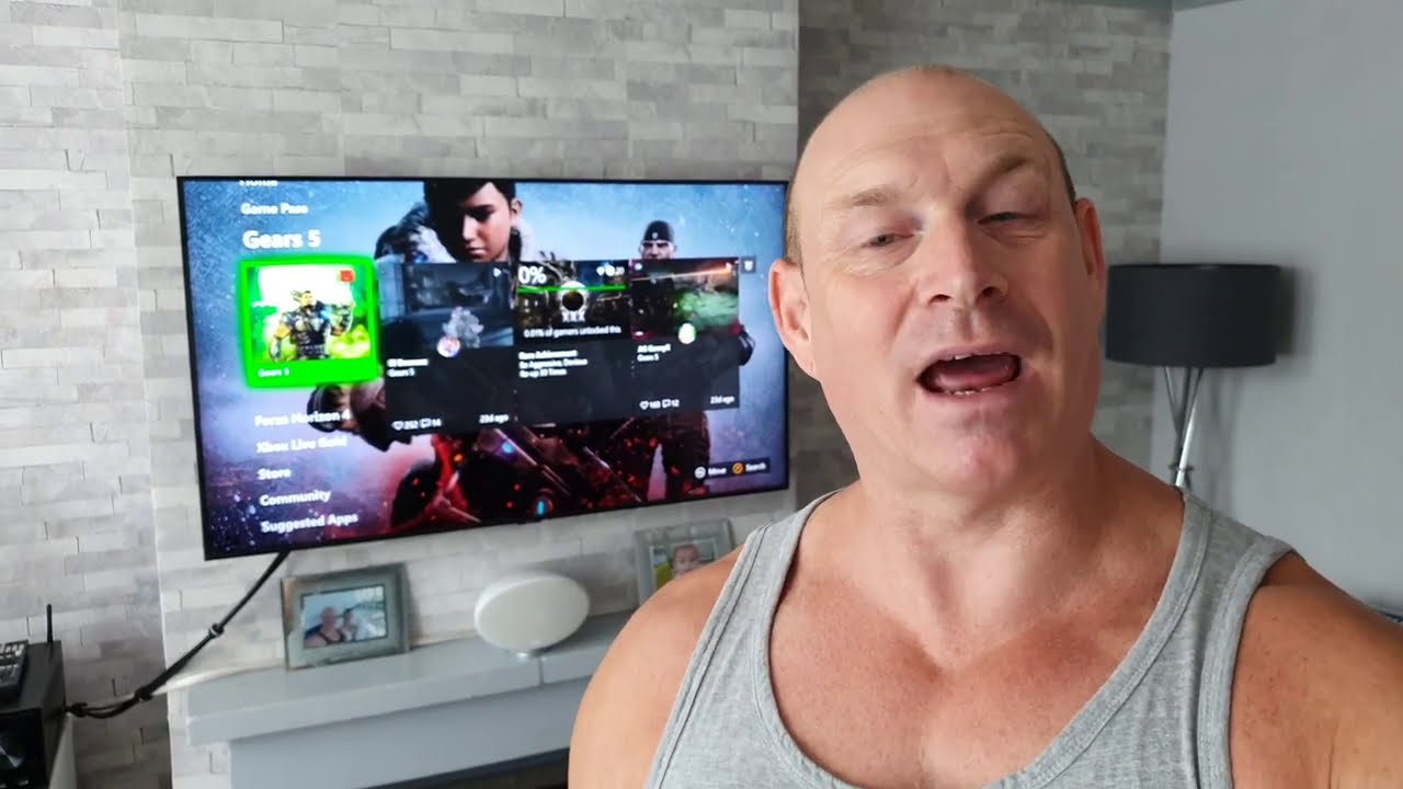 Samsung Q60T gaming test, Xbox One X