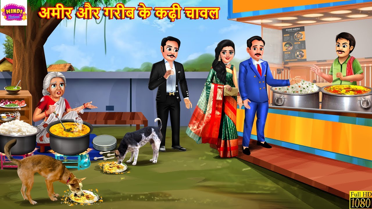 अमीर और गरीब के कढ़ी चावल | Kadhi Chawal | Hindi Kahani | Moral Stories | Hindi Story | Bedtime Story