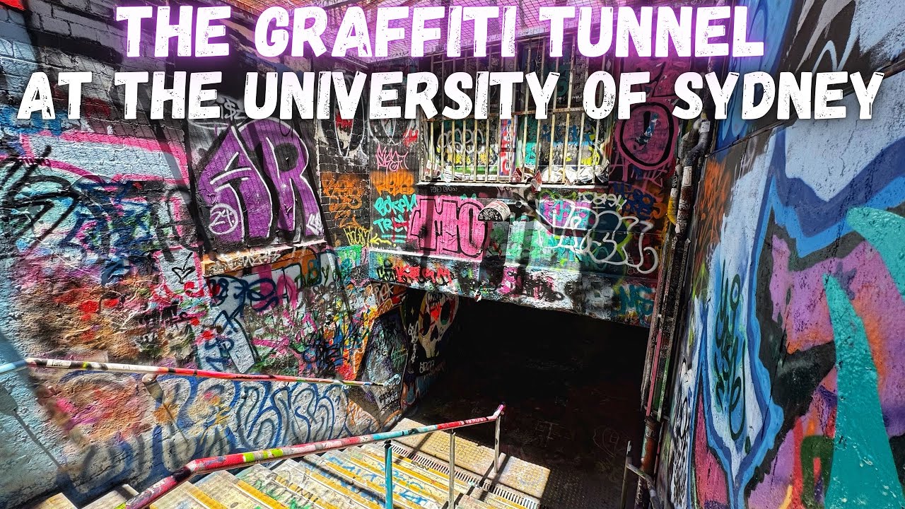 Abandoned Oz - The Graffiti Tunnel at The University of Sydney