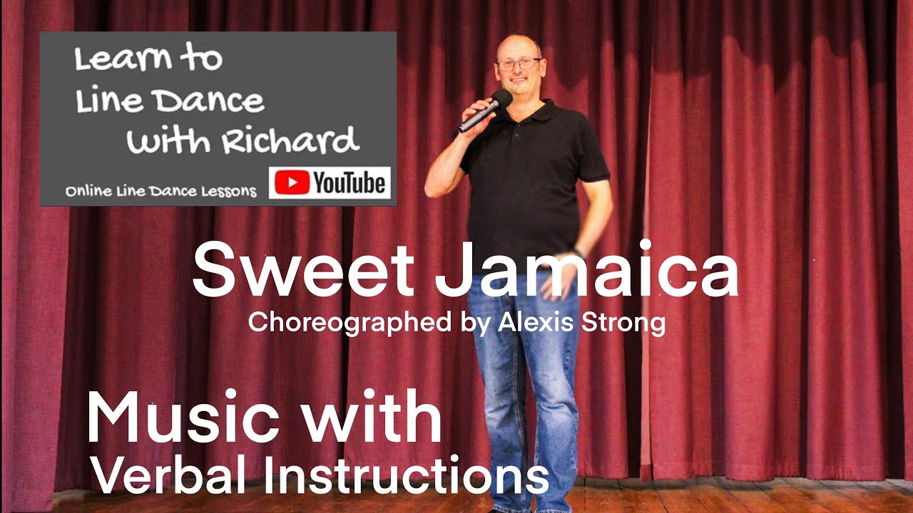 BEGINNER LINE DANCE LESSON 185 - Sweet Jamaica - Part 2 - Music with verbal instruction