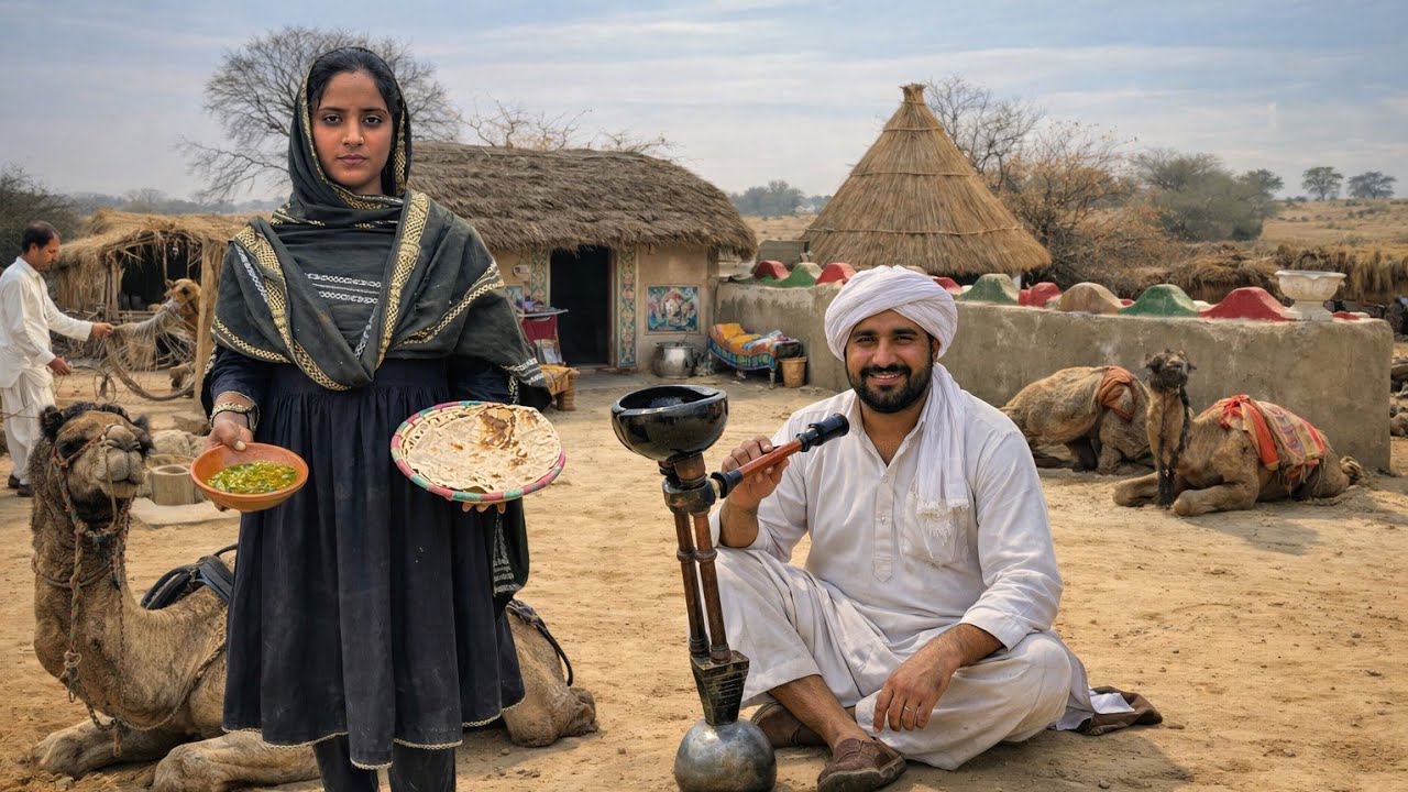 Desert Women Ancient Food Cooking | Cooking Unique Traditional Breakfast | Stunning cholistan 