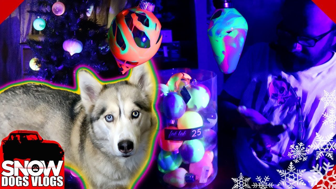 Black Light Christmas Tree