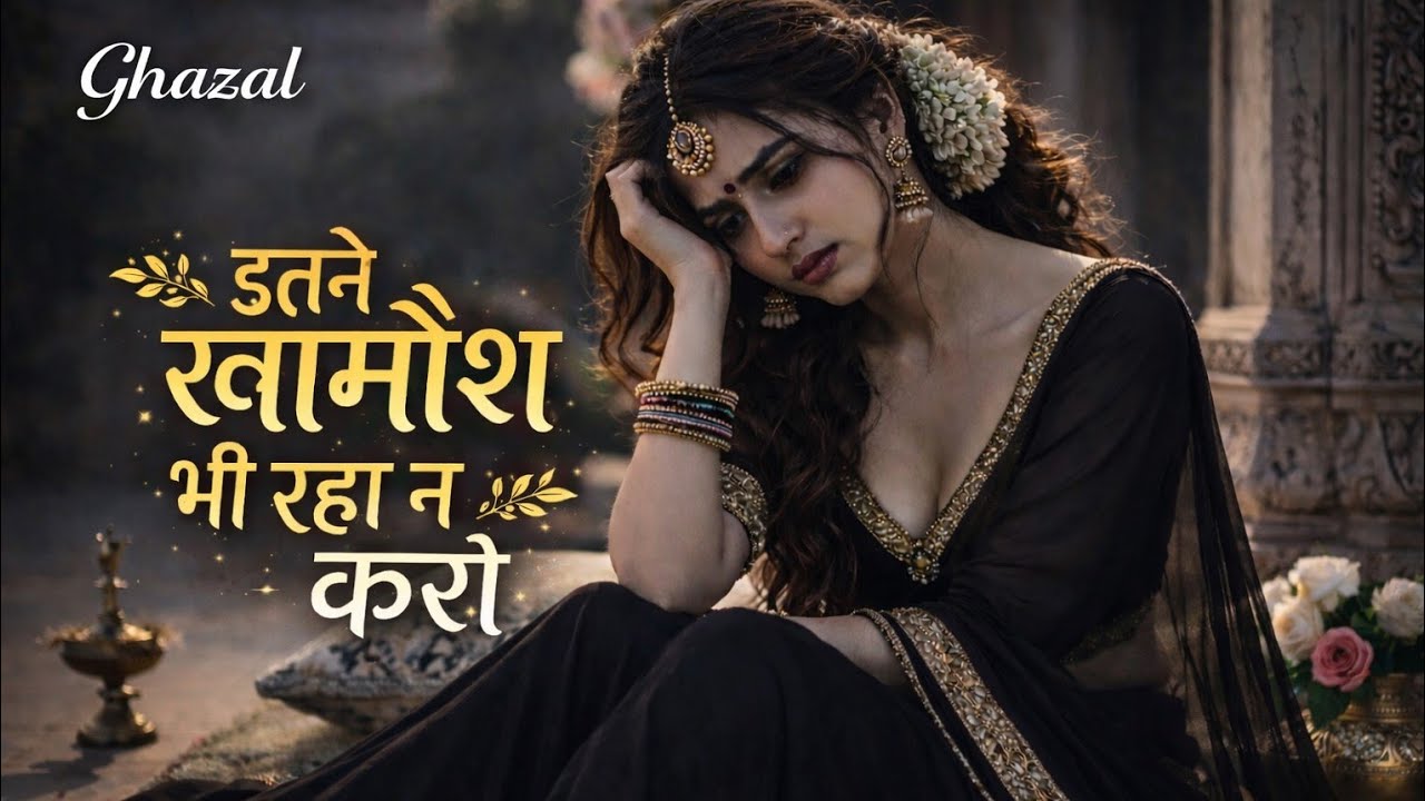 Intne khamosh bhi raha na karo | इतने खामोश भी रहा न करो | Munir niyazi ki ghazal