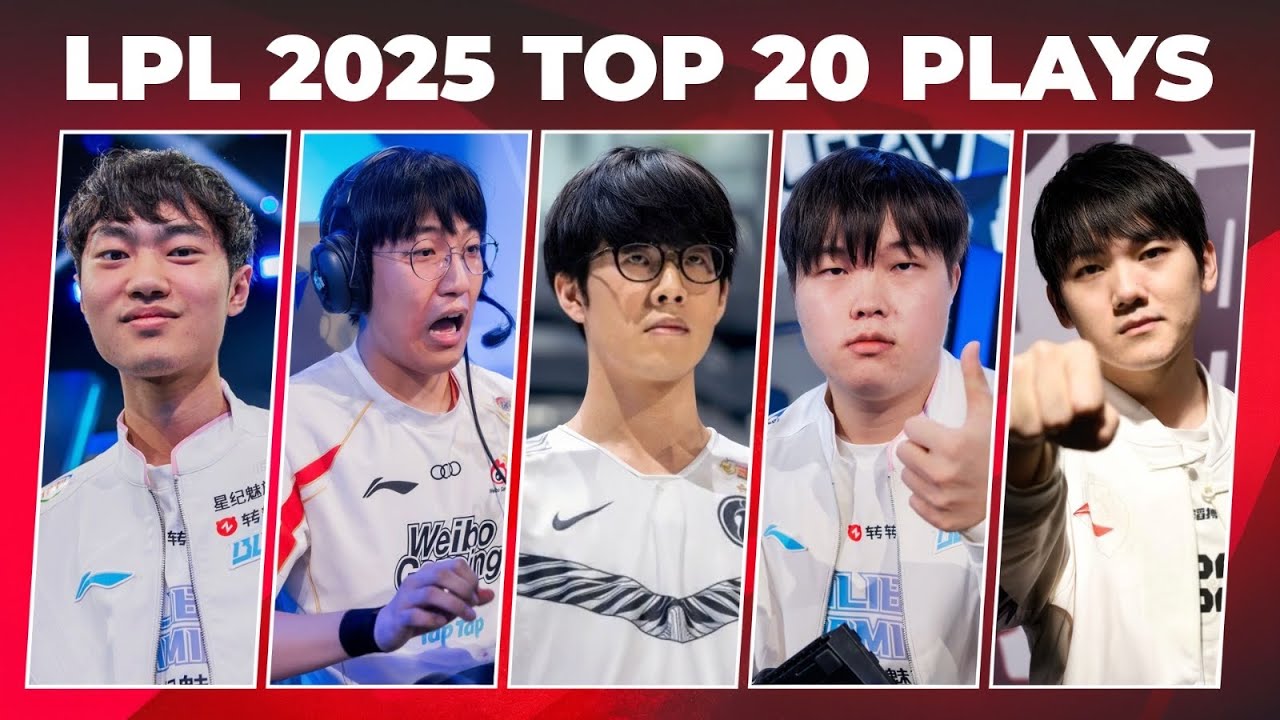 Top 20 Best Plays | LPL 2025 Summer Playoffs